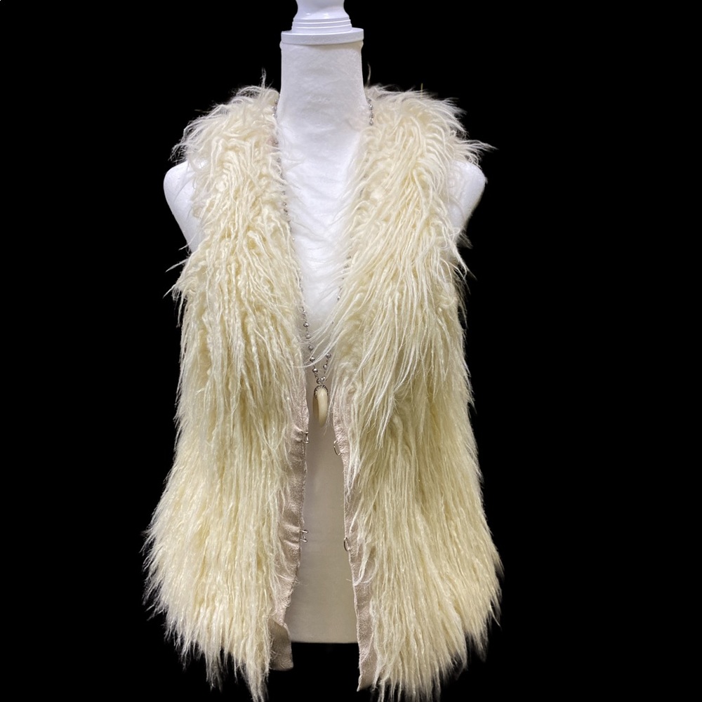 Faux fur vest